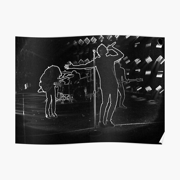 Imagine Dragons B&W Poster RB1008 product Offical imagine dragons Merch