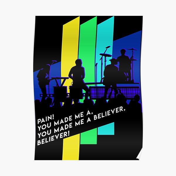 Imagine Dragons - Believer Poster RB1008 product Offical imagine dragons Merch