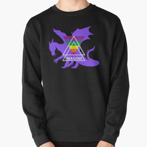 Rainbow Girls Boys Imagine Dragons Enemy Believer Awesome Anime   Pullover Sweatshirt RB1008 product Offical imagine dragons Merch