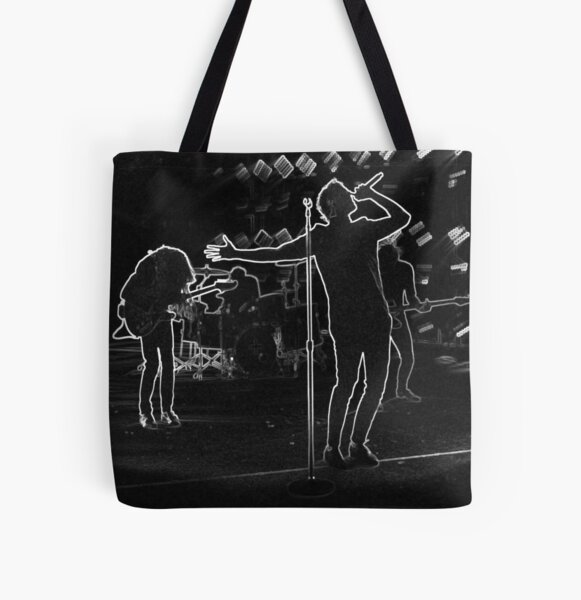 Imagine Dragons B&W All Over Print Tote Bag RB1008 product Offical imagine dragons Merch