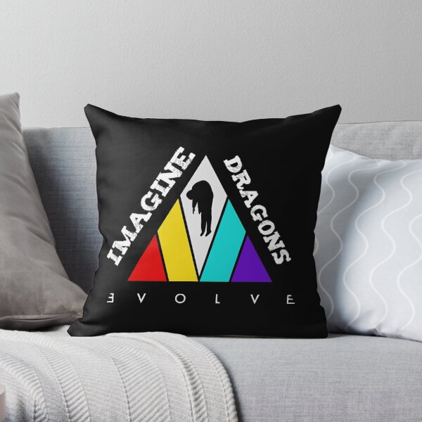 123 <<imagine dragons, imagine, dragons, night visions, dan reynold, mercury imagine dragons, mercury dragons>> 102 Throw Pillow RB1008 product Offical imagine dragons Merch