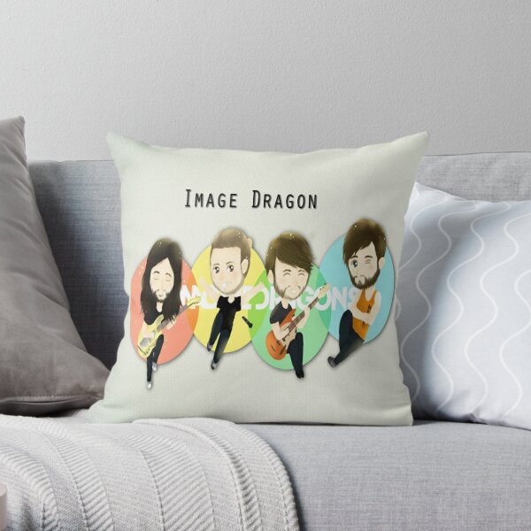 The best design of Imagine Dragons Throw Pillow RB1008 product Offical imagine dragons Merch
