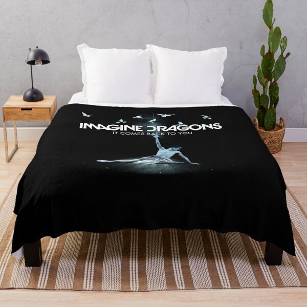 123 <<imagine dragons, imagine, dragons, night visions, dan reynold, mercury imagine dragons, mercury dragons>> 103 Throw Blanket RB1008 product Offical imagine dragons Merch