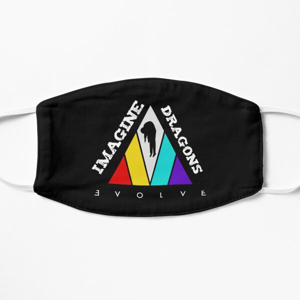 123 <<imagine dragons, imagine, dragons, night visions, dan reynold, mercury imagine dragons, mercury dragons>> 102 Flat Mask RB1008 product Offical imagine dragons Merch